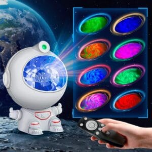 Proyector LED Astronauta Nebula Con Remoto Luz Techo - vista 2