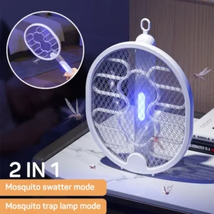 Raqueta Mata Moscas Mosquito 2 en 1 Electr Recargable Con Usb - vista 7