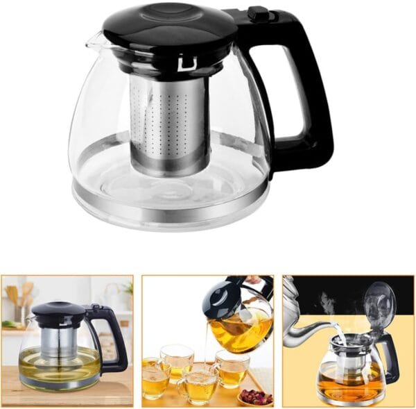 Tetera de Vidrio con Infusor 1200ml 2 Tetera de Vidrio con Infusor 1200ml 2