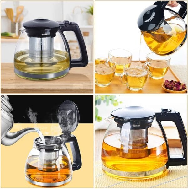 Tetera de Vidrio con Infusor 1200ml 3 Tetera de Vidrio con Infusor 1200ml 3