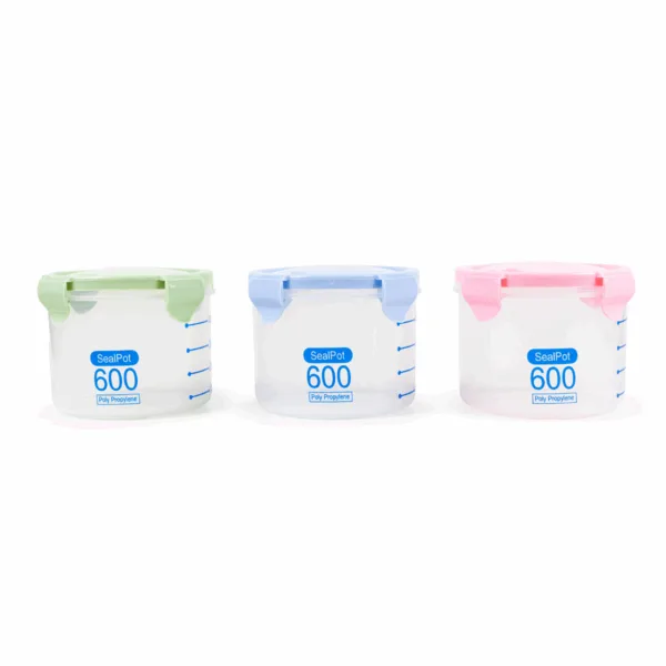 Taper Contenedor De Plástico Hermético 600ml