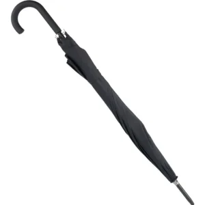 Paragua Largo Automático Liso Negro 8 Valijas 57cm - vista 2