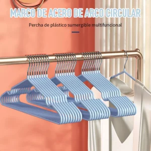 Perchas Gancho Colgador Ropa Antideslizante Engomado Adulto 40CM - vista 2