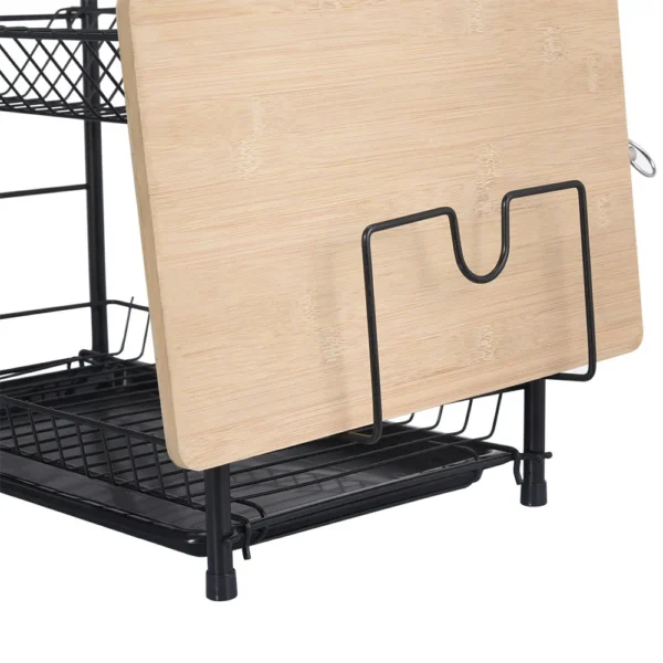 Escurridor de Platos Negro 2 Nivel (3) Escurridor de Platos Negro 2 Nivel (3)