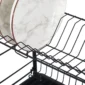 Escurridor de Platos Negro 2 Nivel (5)