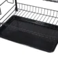Escurridor de Platos Negro 2 Nivel