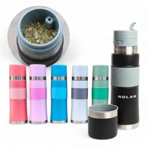 Autocebante Automate Acero Inox Doble Capa Termica 350ML/500ML/750ml Rolan Engomado - 500ML