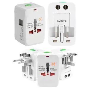 adaptador universal enchufe con usb