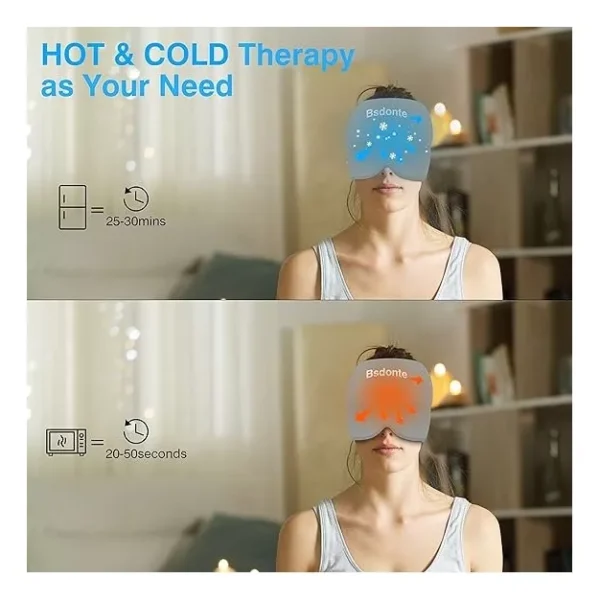 Antifaz Gorro Almohadilla Gel Frio Calor Migraña Dormir (8) Antifaz Gorro Almohadilla Gel Frio Calor Migraña Dormir (8)