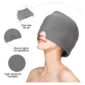 Antifaz Gorro Almohadilla Gel Frio Calor Migraña Dormir