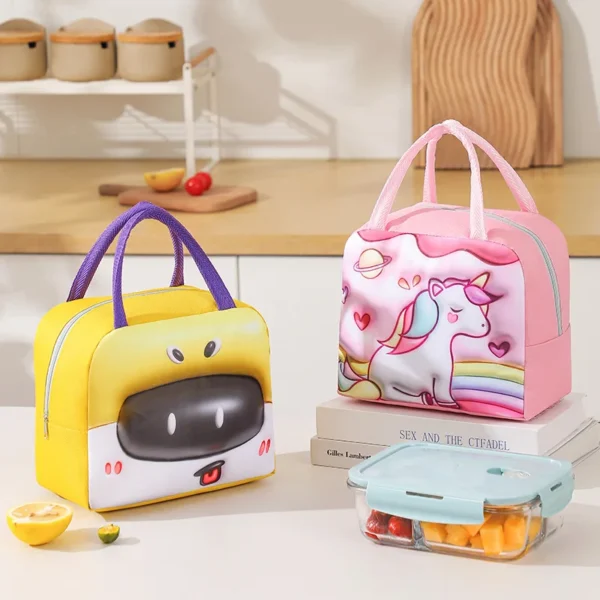 Bolsa de Almuerzo con Diseño 3D ( (6) Bolsa de Almuerzo con Diseño 3D ( (6)