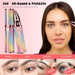 Depiladora Eléctrica Facial Premium 2 en 1 Brillo - vista 2