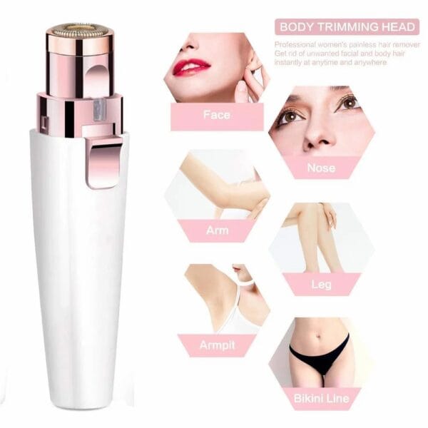 Depiladora Eléctrica de Cejas y Vello Facial 2 en 1 (1) Depiladora Eléctrica de Cejas y Vello Facial 2 en 1 (1)