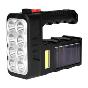 Linterna LED Solar y USB Recargable Multifuncional (1)