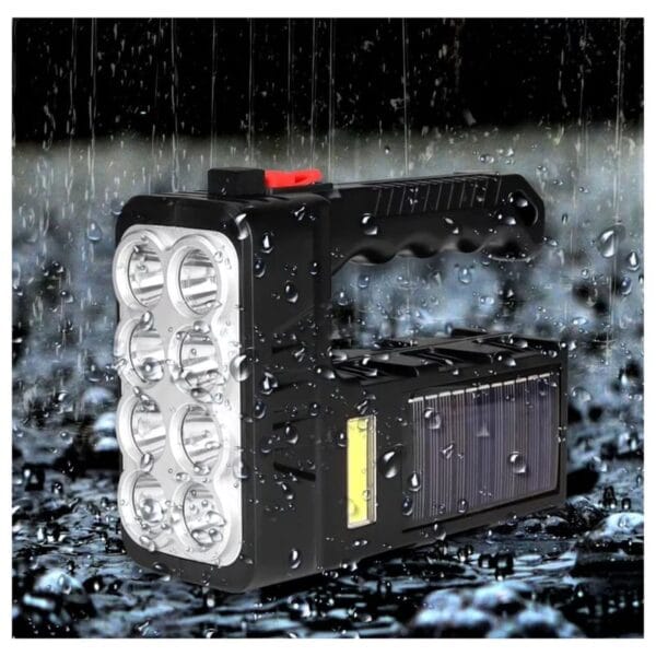 Linterna LED Solar y USB Recargable Multifuncional (2) Linterna LED Solar y USB Recargable Multifuncional (2)