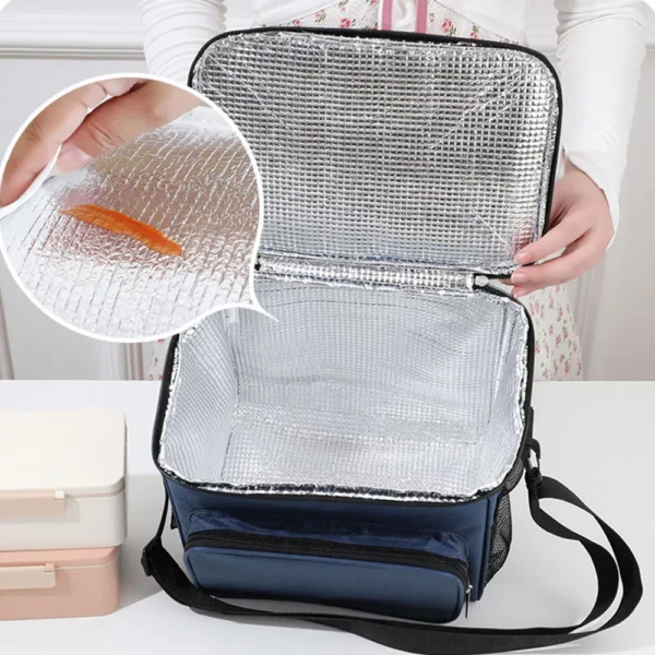 Lonchera Térmica Bolsa Almuerzo De Hombro Gran Capacidad (3) Lonchera Térmica Bolsa Almuerzo De Hombro Gran Capacidad (3)