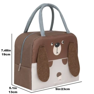 Lunchera Termica Bolsa de Animal Niño 22x8.5x10Cm Escolar - vista 4