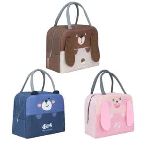 Lunchera Termica Bolsa de Animal Niño 22x8.5x10Cm Escolar