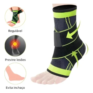 Tobillera Deportiva Ajustable con Soporte Anatómico - vista 10