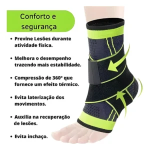 Tobillera Deportiva Ajustable con Soporte Anatómico - vista 5