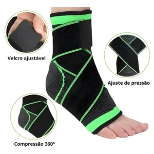 Tobillera Deportiva Ajustable con Soporte Anatómico - vista 6