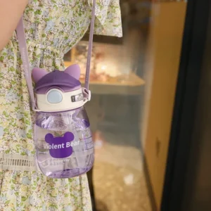 Botella de Agua con Pajita para Niños - 650 ml - vista 7