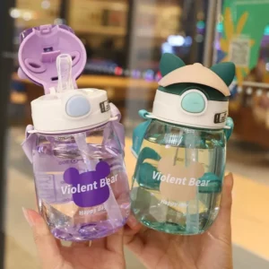 Botella de Agua con Pajita para Niños - 650 ml - vista 2