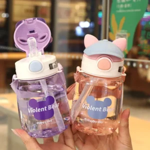 Botella de Agua con Pajita para Niños - 650 ml - vista 3