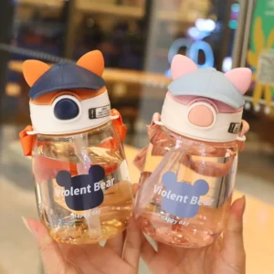 Botella de Agua con Pajita para Niños - 650 ml - vista 4