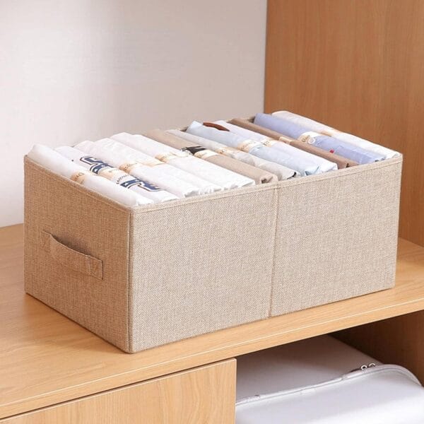 Caja de Almacenamiento de Tela de ( (3) Caja de Almacenamiento de Tela de ( (3)