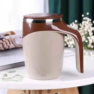 Taza De Café Portátil Recargable Agitadora Automática 380ML - vista 7