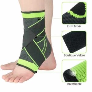 Tobillera Deportiva Ajustable con Soporte Anatómico - vista 3