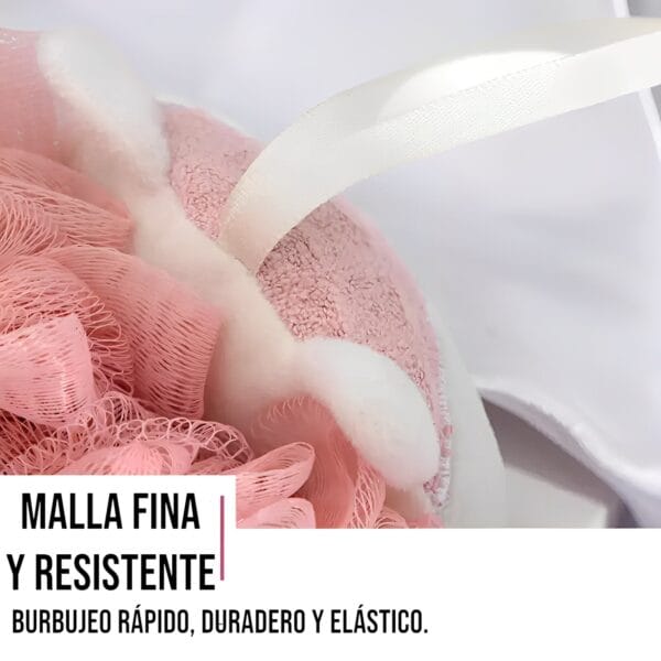 Esponja de Ducha Suave y Resistente con Cuerda para Colgar Esponja de Ducha Suave y Resistente con Cuerda para Colgar