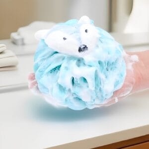 Esponja de Ducha Suave y Resistente con Cuerda para Colgar