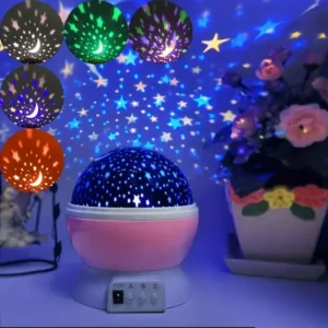 Proyector de Lámpara de Noche Led Estrella Luna Galaxia para Guardería - vista 4