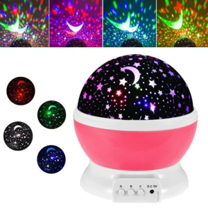 Proyector de Lámpara de Noche Led Estrella Luna Galaxia para Guardería - vista 2