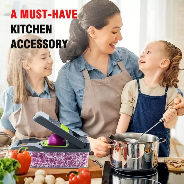 Rallador De Verduras Y Vegetales Multifuncional Mandolina 16 En 1 (4) Rallador De Verduras Y Vegetales Multifuncional Mandolina 16 En 1 (4)