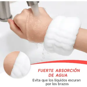 Muñequeras para Lavar la Cara Pares - vista 6