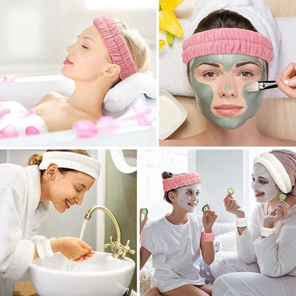 Muñequeras para Lavar la Cara Pares Muñequeras para Lavar la Cara Pares