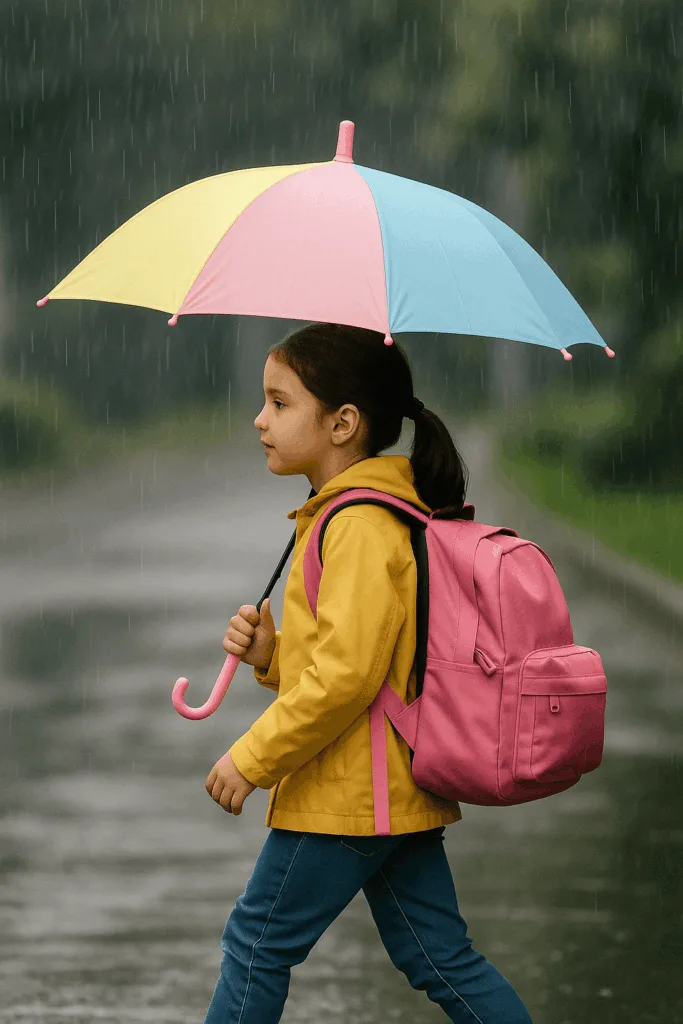 Paragua para Niños Tricolor Pastel