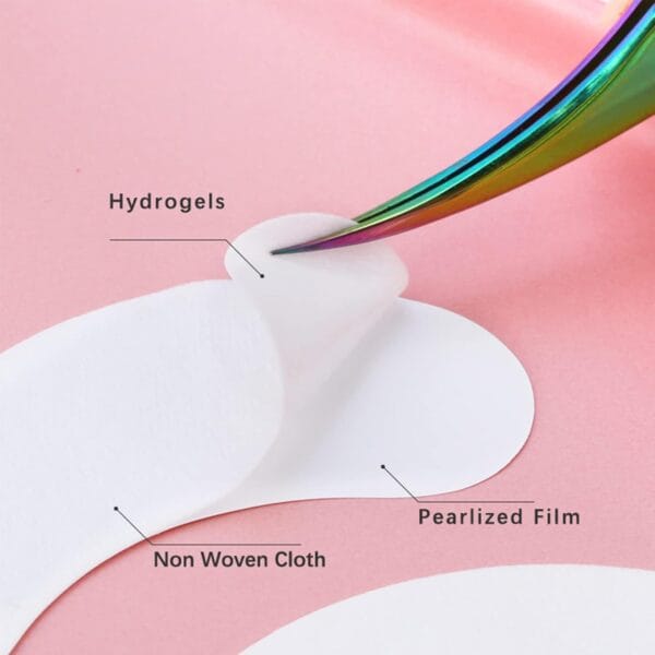 Parches de Gel para Extensiones de Pestañas (1 (3) Parches de Gel para Extensiones de Pestañas