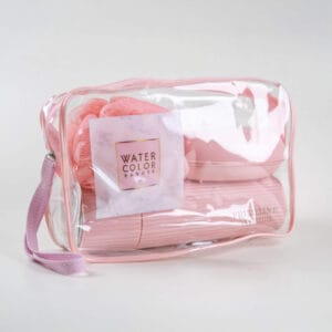 Set Neceser Transparente con 5 Accesorios Esenciales para Viaje - vista 3