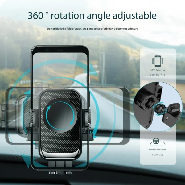 Soporte de Teléfono para Auto con Rotación 360 ( (3) Soporte de Teléfono para Auto con Rotación 360 ( (3)