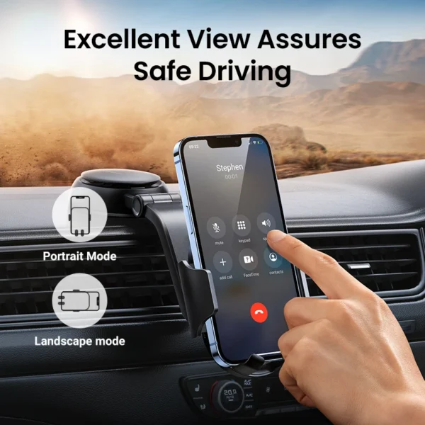 Soporte de Teléfono por Gravedad para Auto (1) Soporte de Teléfono por Gravedad para Auto (1)