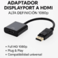Adaptador DisplayPort a HDMI