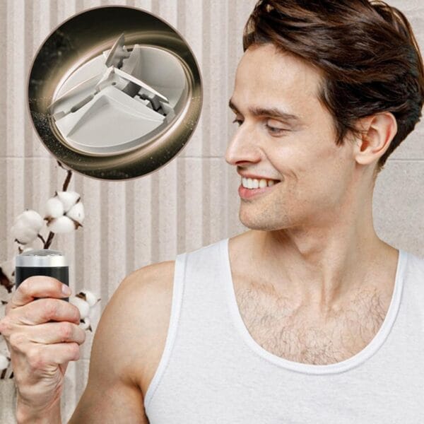 Afeitadora Eléctrica Portátil Recargable para Homb (1) Afeitadora Eléctrica Portátil Recargable para Hombre