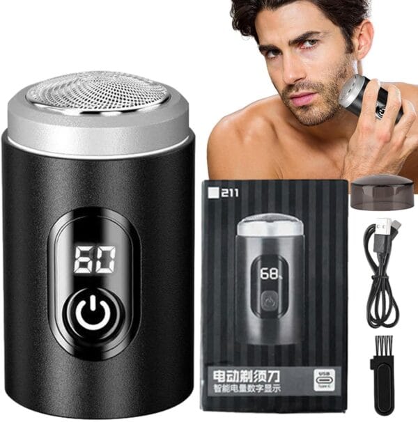 Afeitadora Eléctrica Portátil Recargable para Homb ( (6) Afeitadora Eléctrica Portátil Recargable para Homb ( (6)