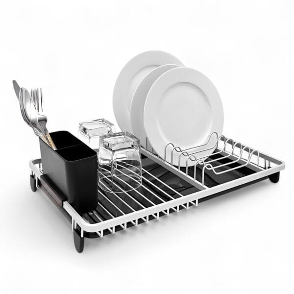 Estante para platos de aluminio