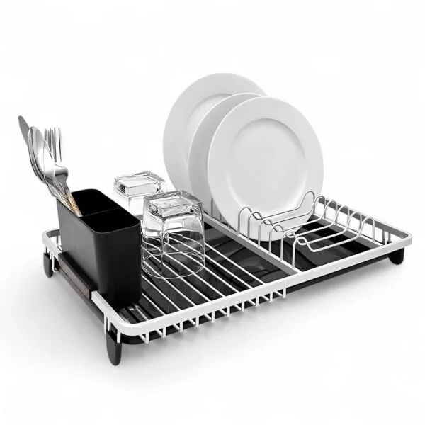 Estante para platos de aluminio