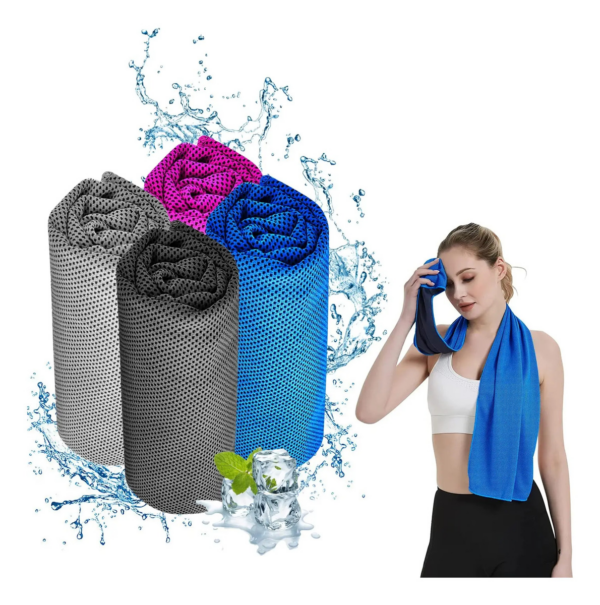 Toalla de Mano Secado Rápido 30×90 cm – Microfibra para Gimnasio y Deporte